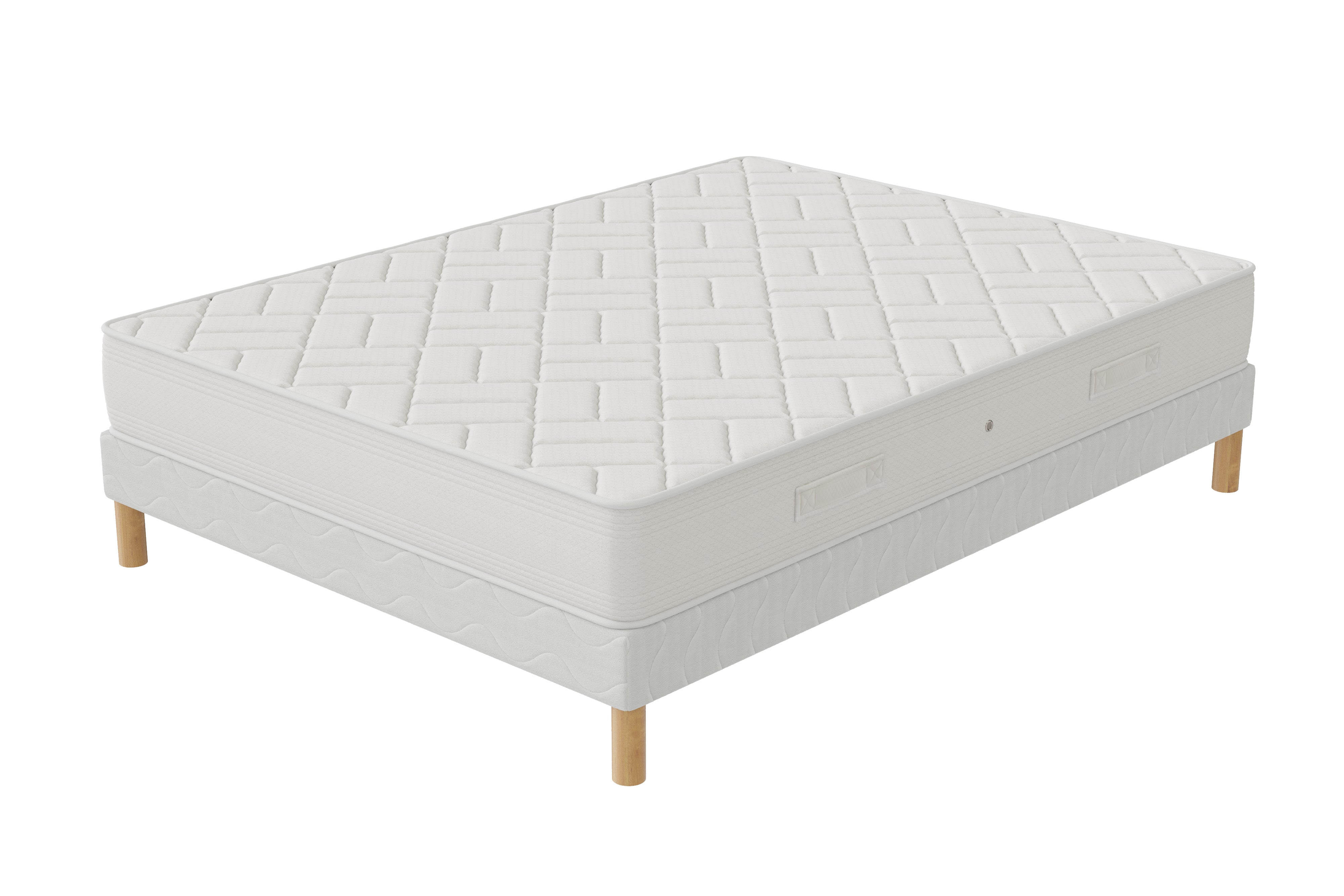 Ensemble ZEN Sommier + Matelas Hauteur 20cm
