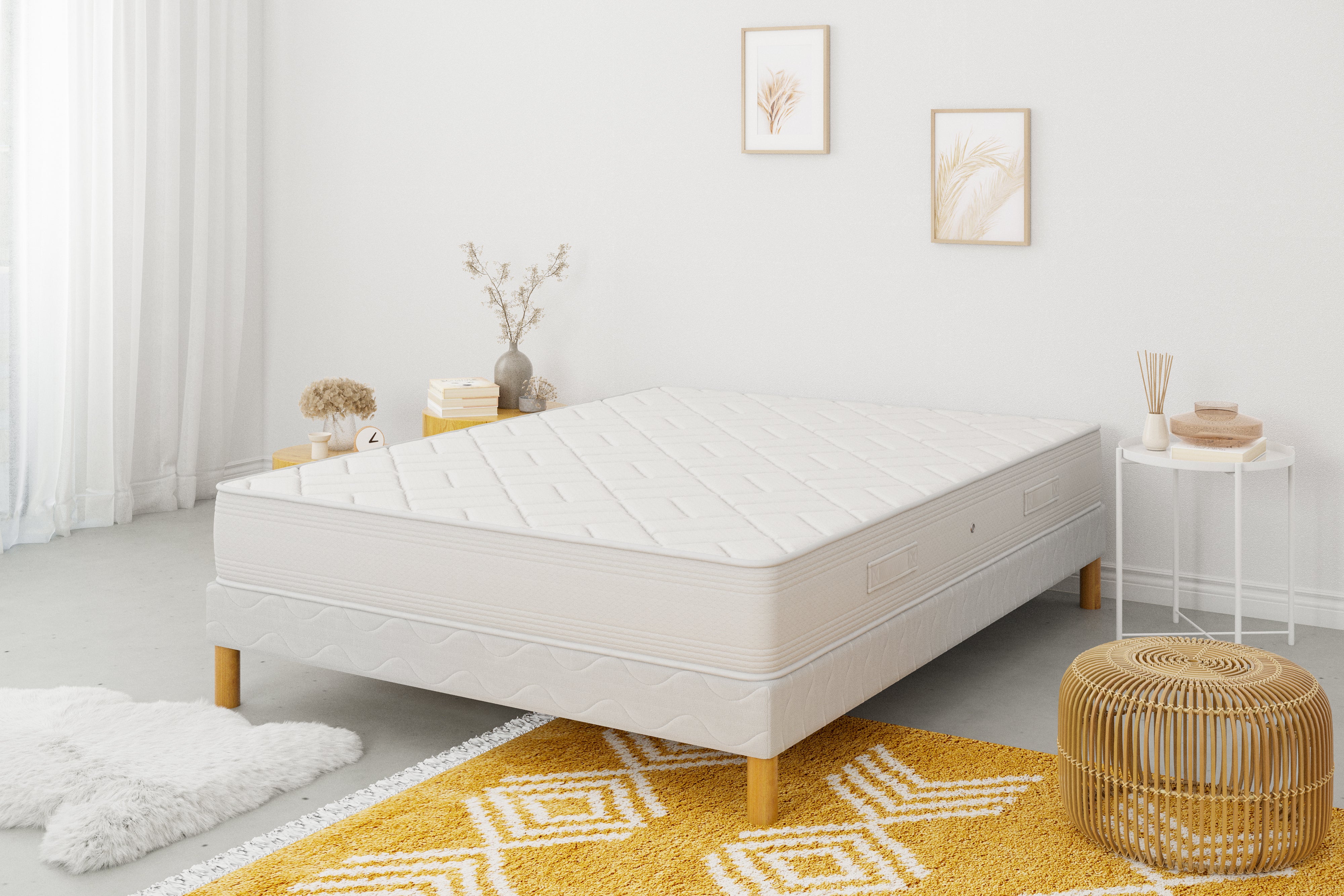 Ensemble ZEN Sommier + Matelas Hauteur 20cm