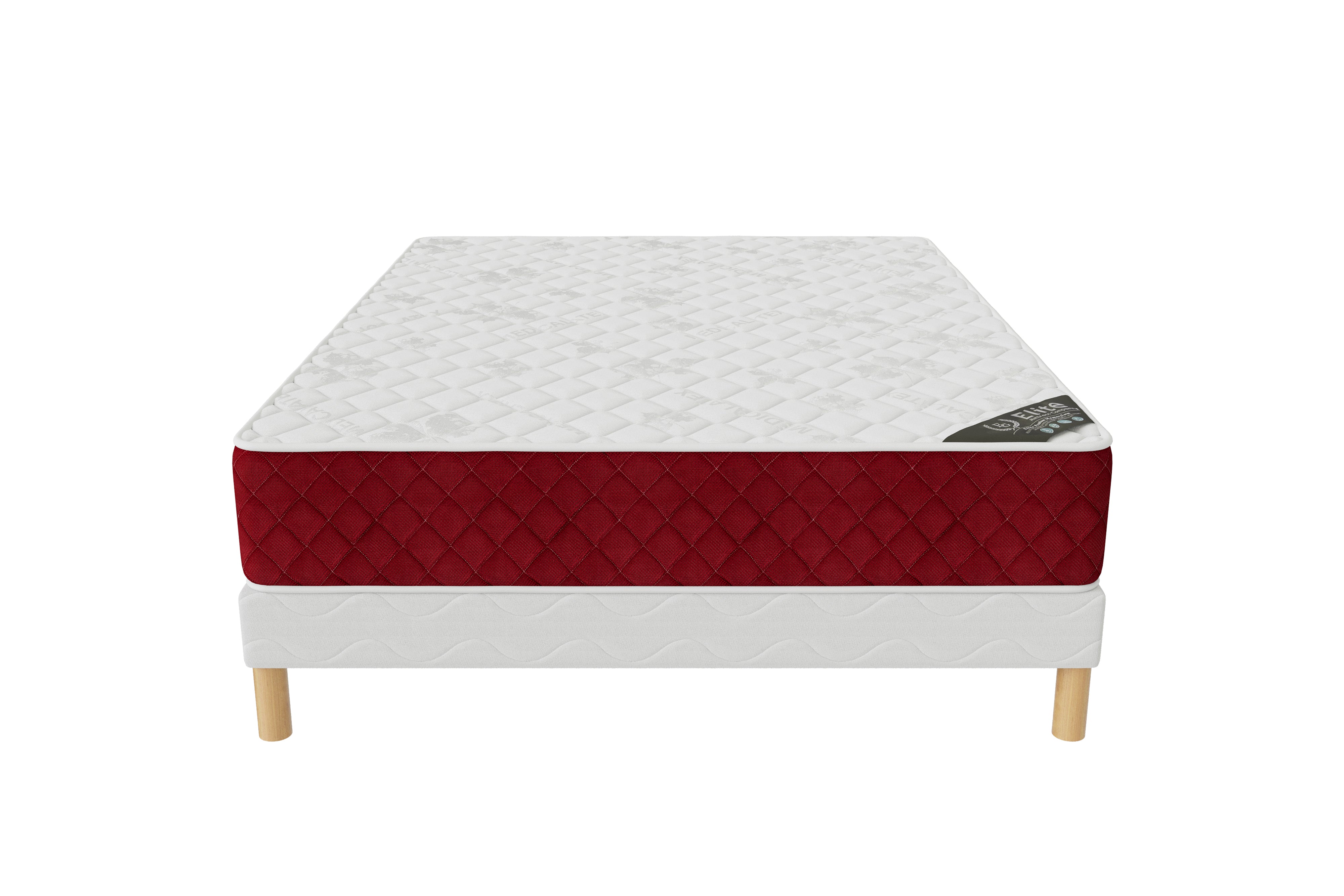 Ensemble ROSSO Sommier + Matelas Hauteur 25cm
