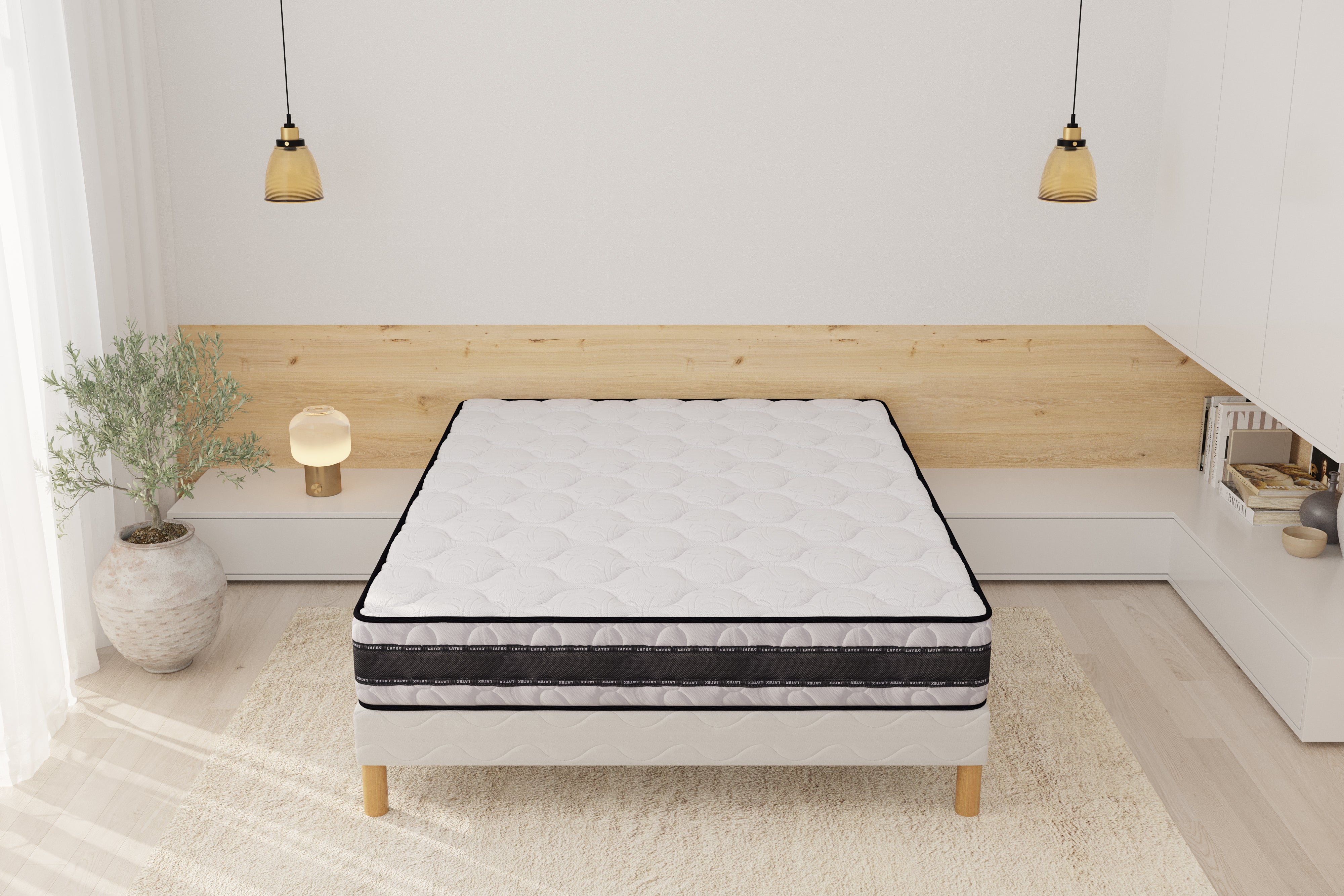 Ensemble MEDICARE Sommier + Matelas Latex