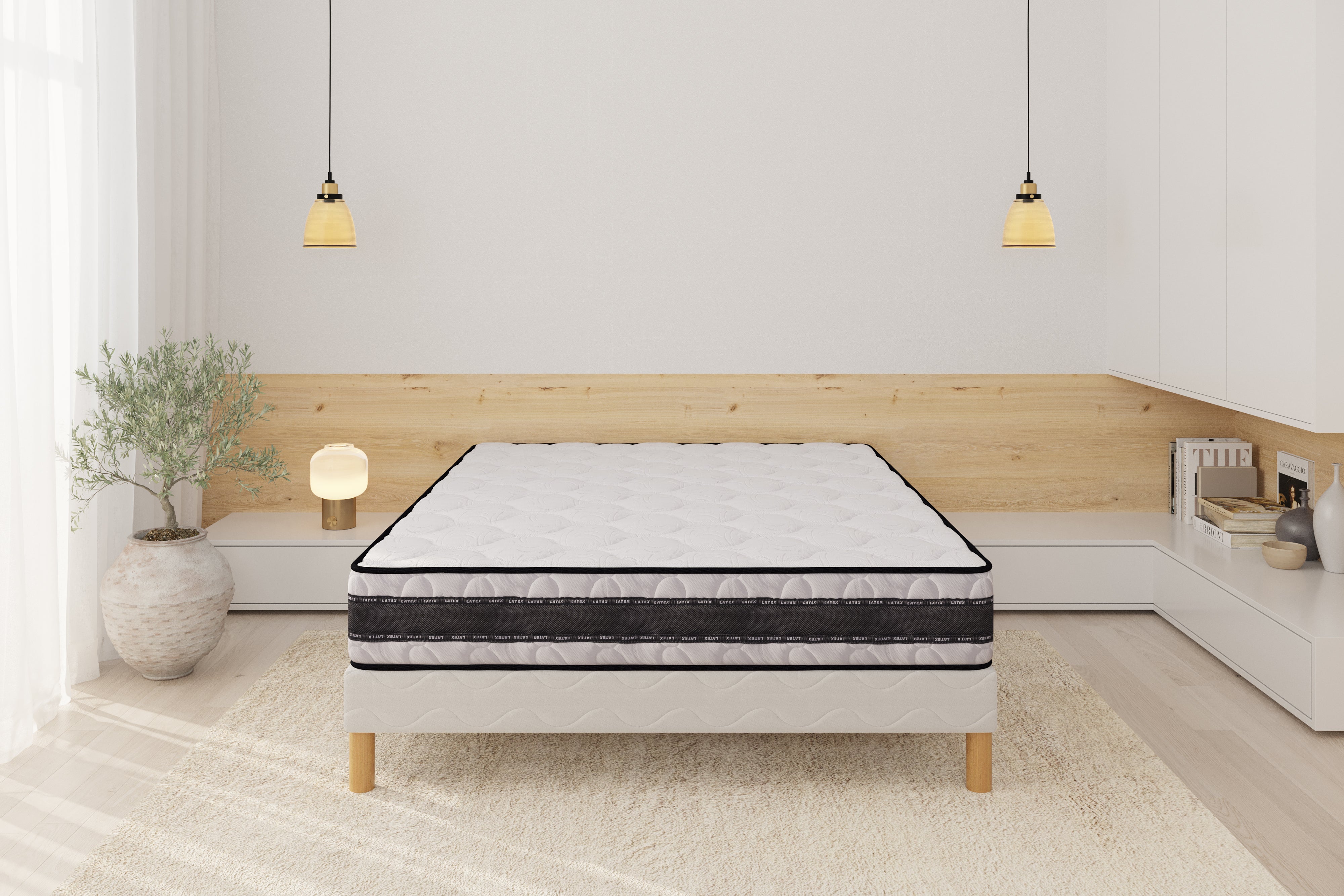 Ensemble MEDICARE Sommier + Matelas Latex