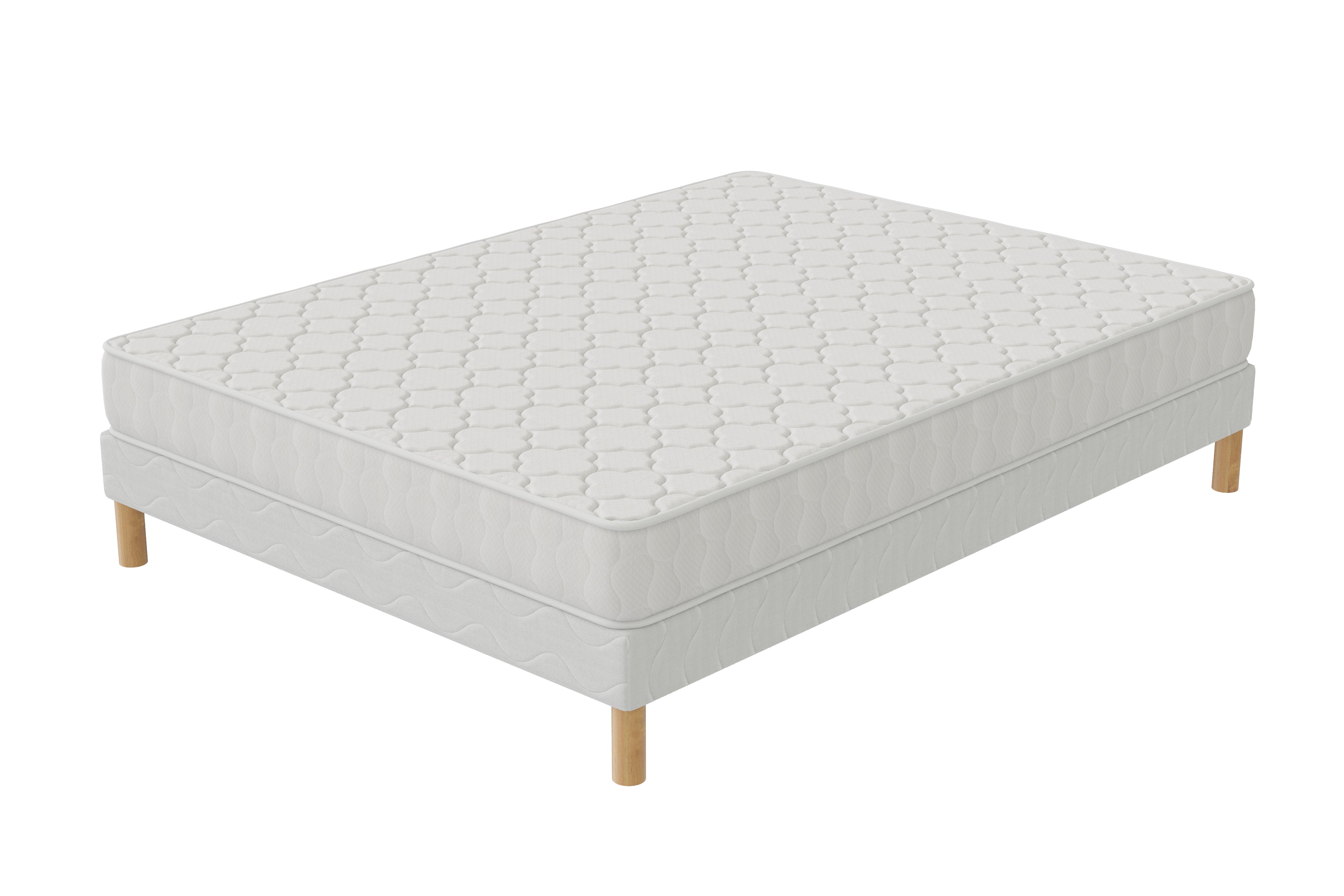 Ensemble CONFORT+ Sommier + Matelas Hauteur 17cm