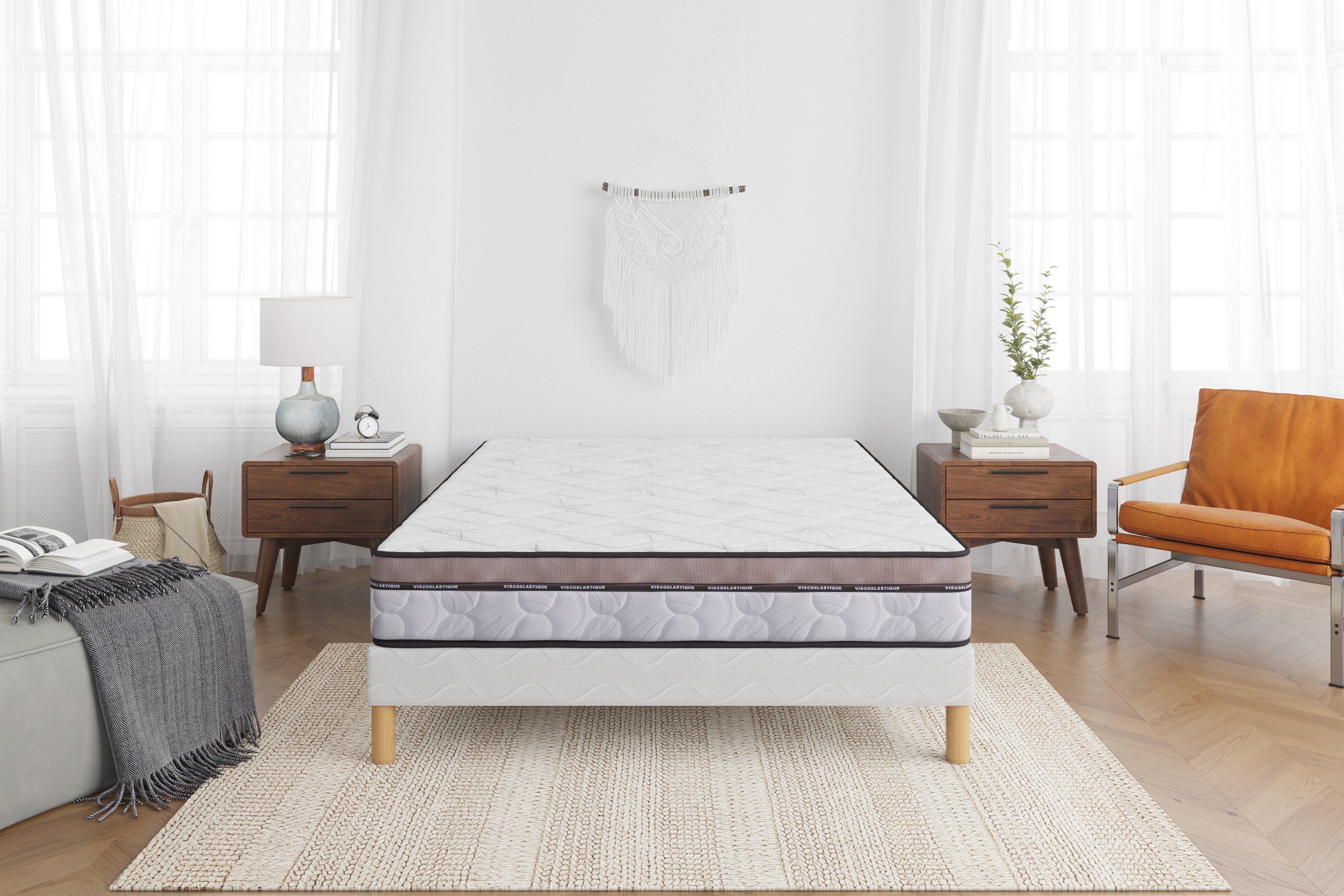 Ensemble NATURA Sommier + Matelas Memory