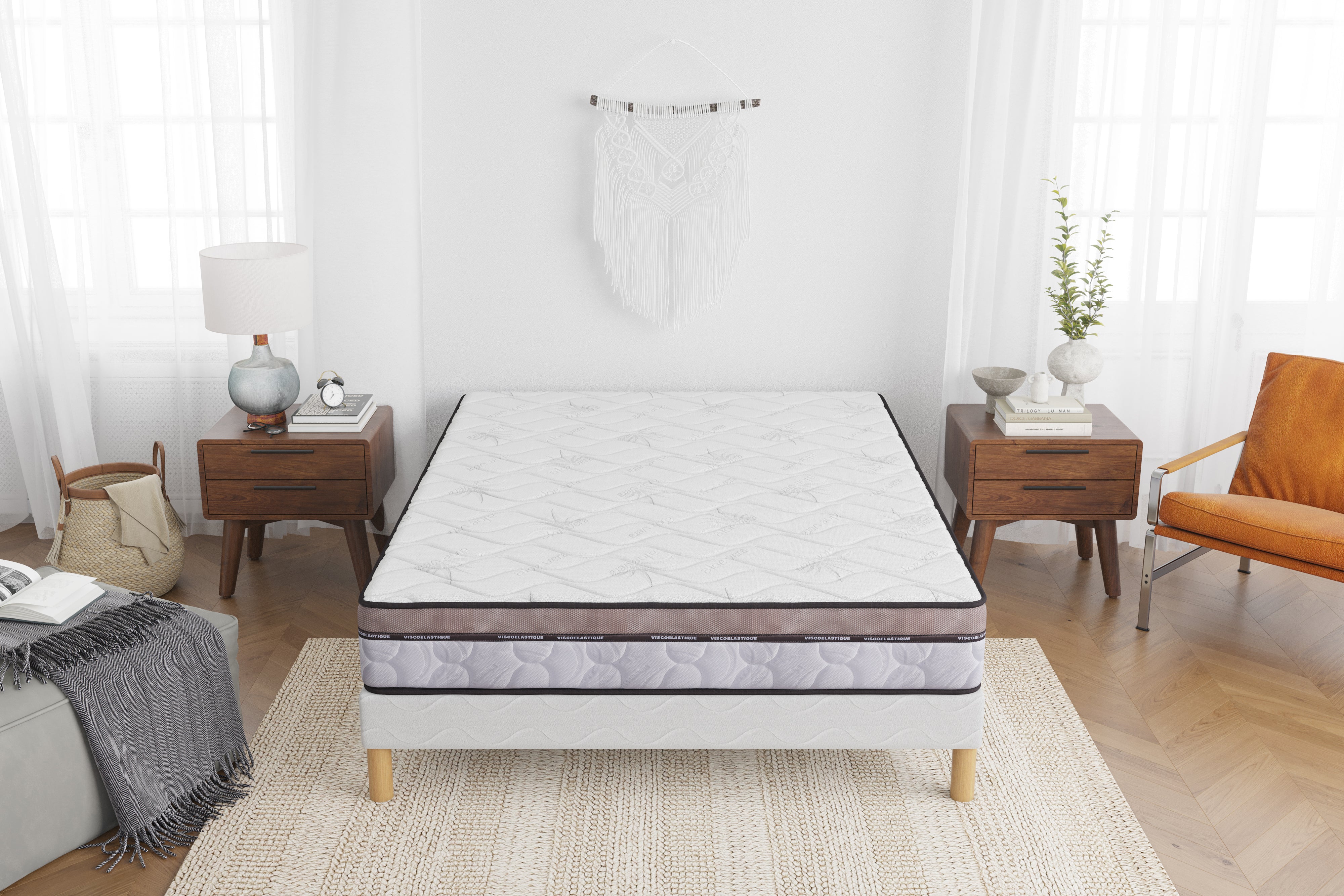 Ensemble NATURA Sommier + Matelas Memory
