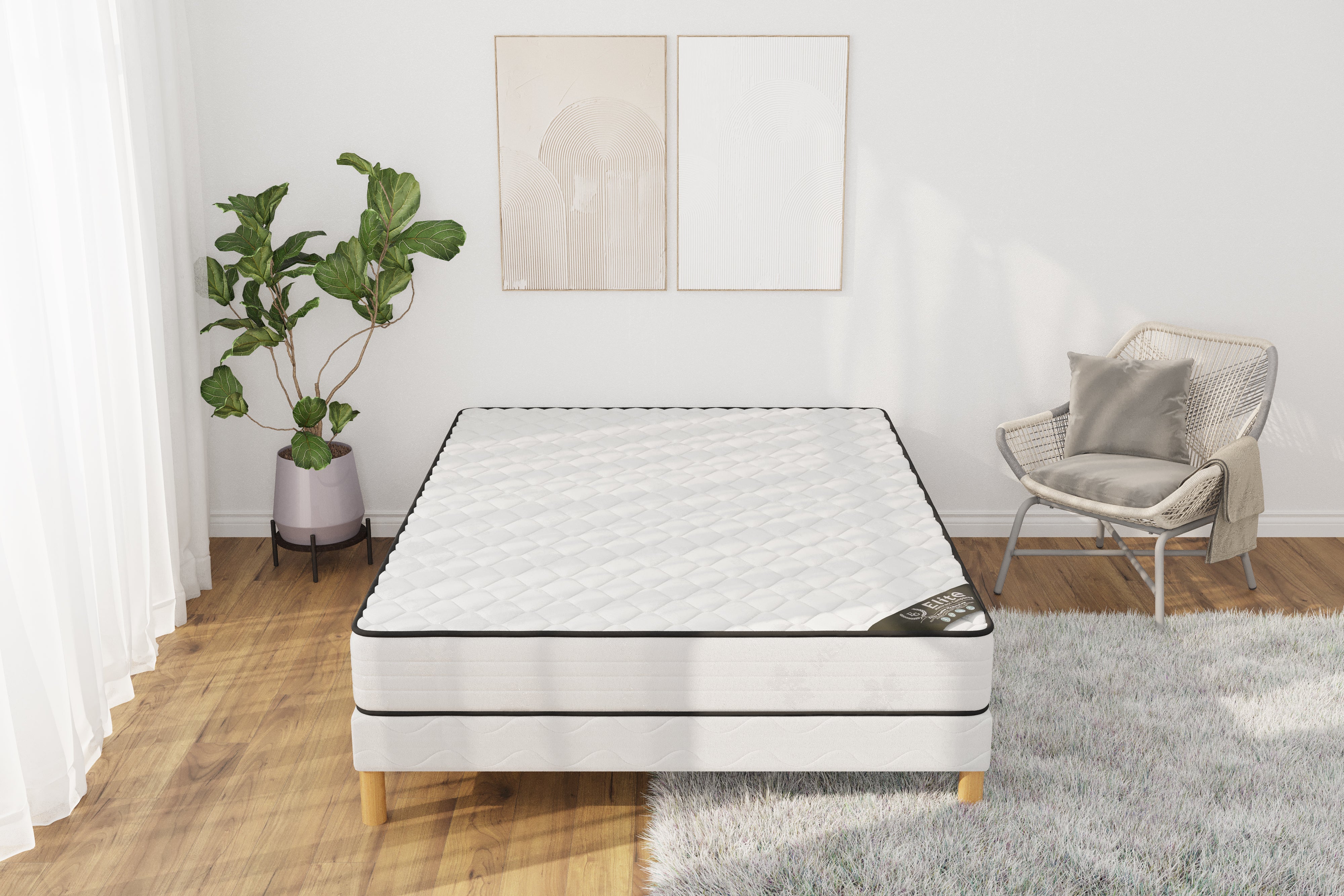 Ensemble MEDICALTEX Sommier + Matelas Hauteur 20cm