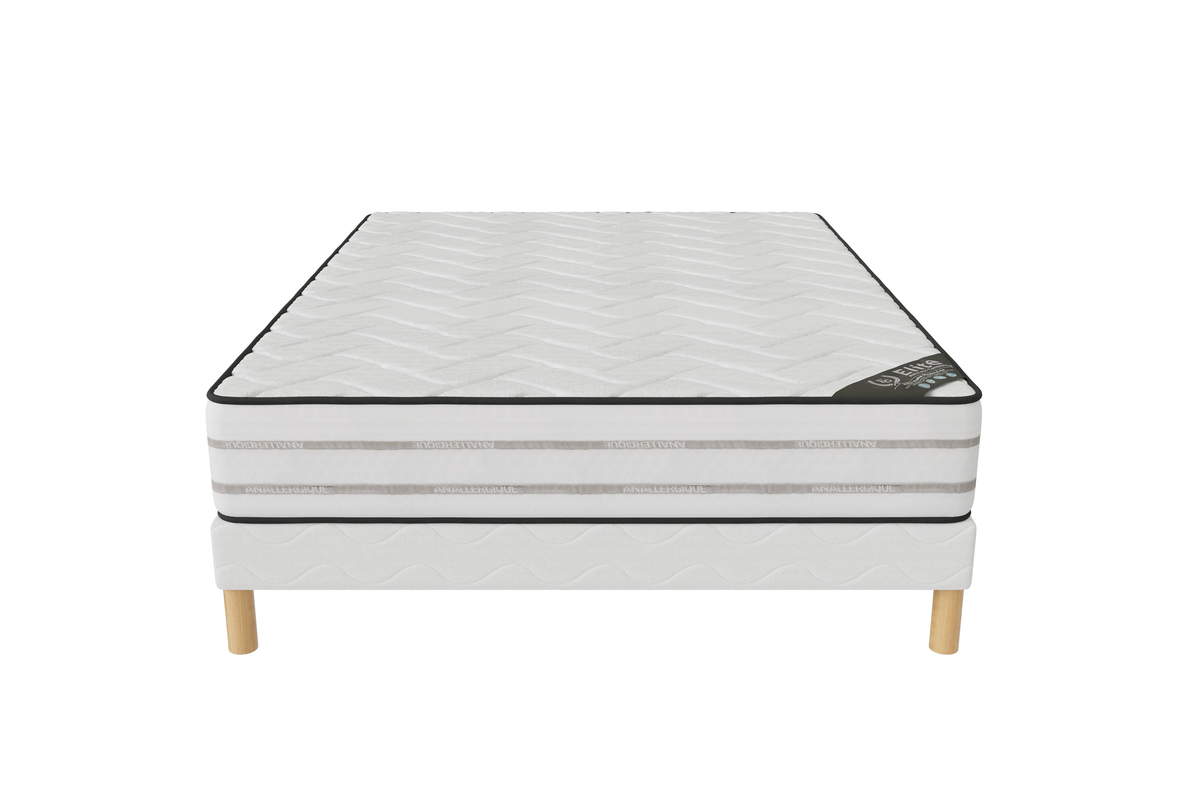 Ensemble MEMORYFOAM Sommier + Matelas Hauteur 25cm
