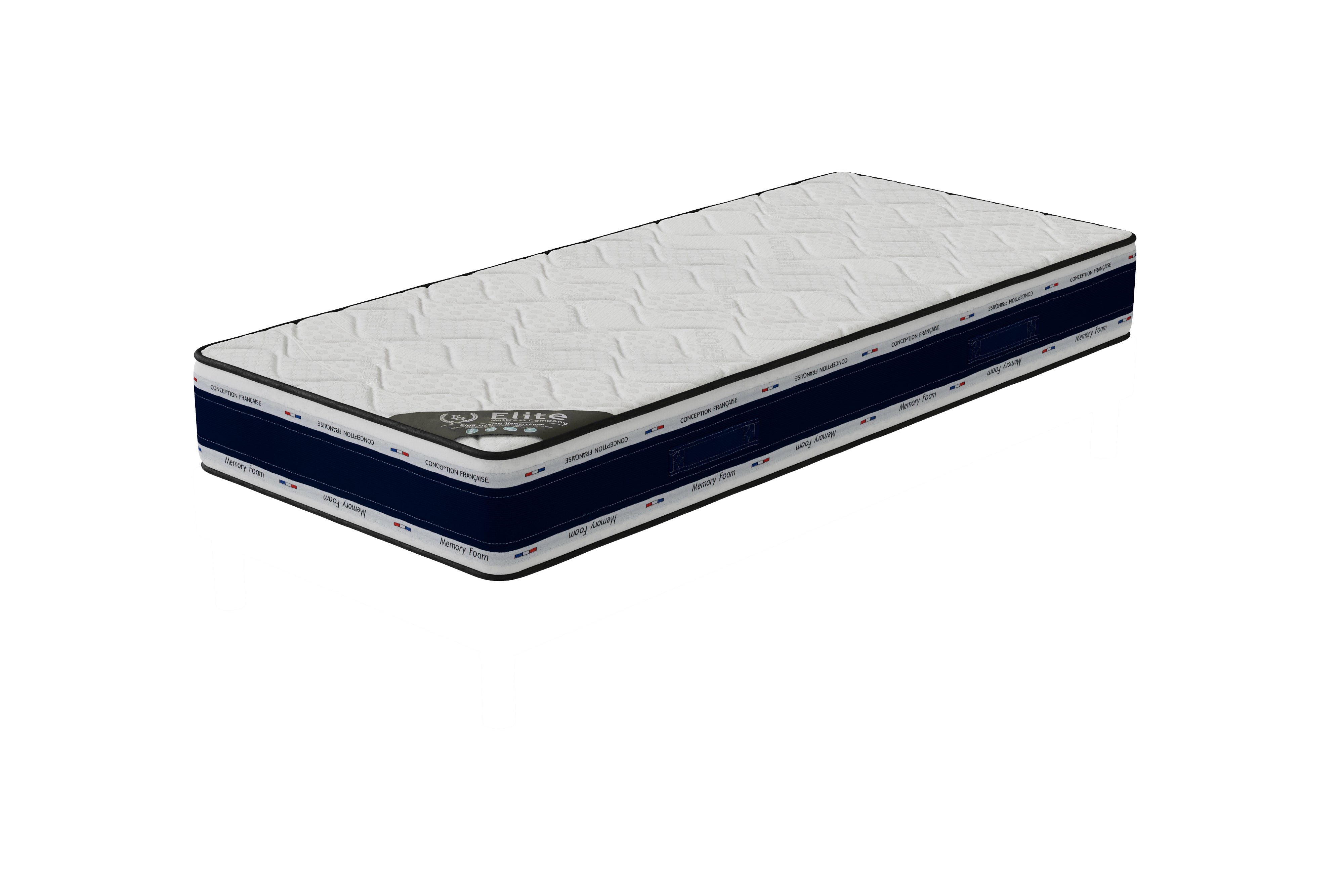 Matelas BLUE MEMORY Hauteur 22cm Mémoire de forme