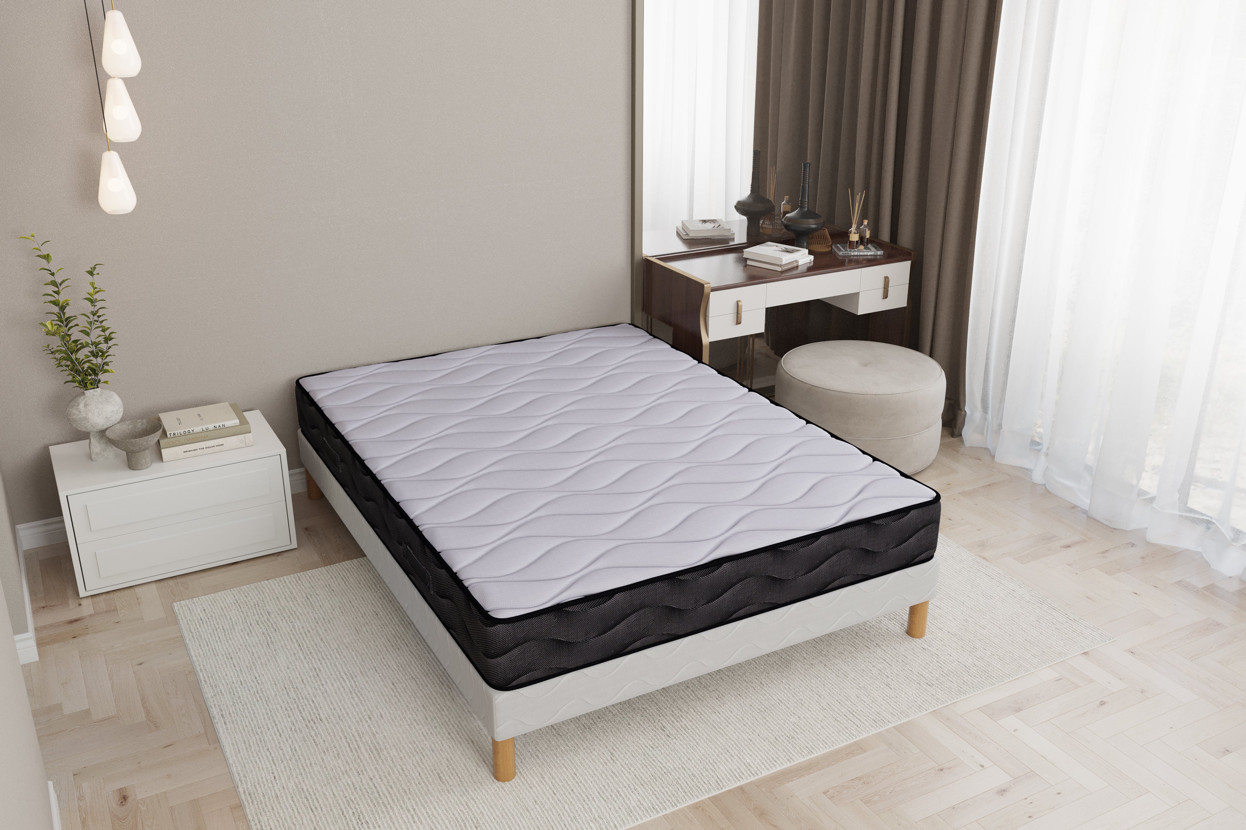 Ensemble 3D Sommier + Matelas