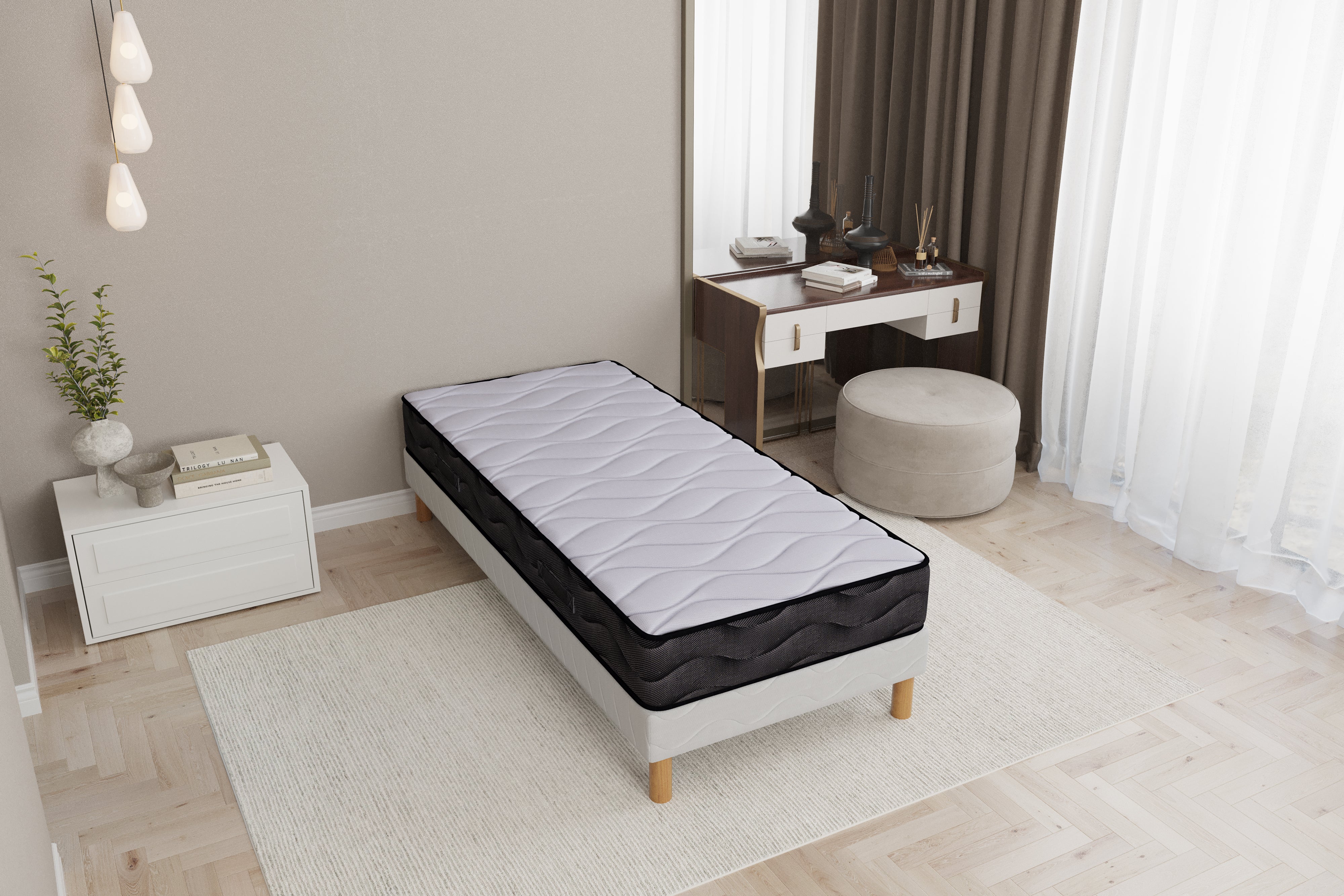 Ensemble 3D Sommier + Matelas