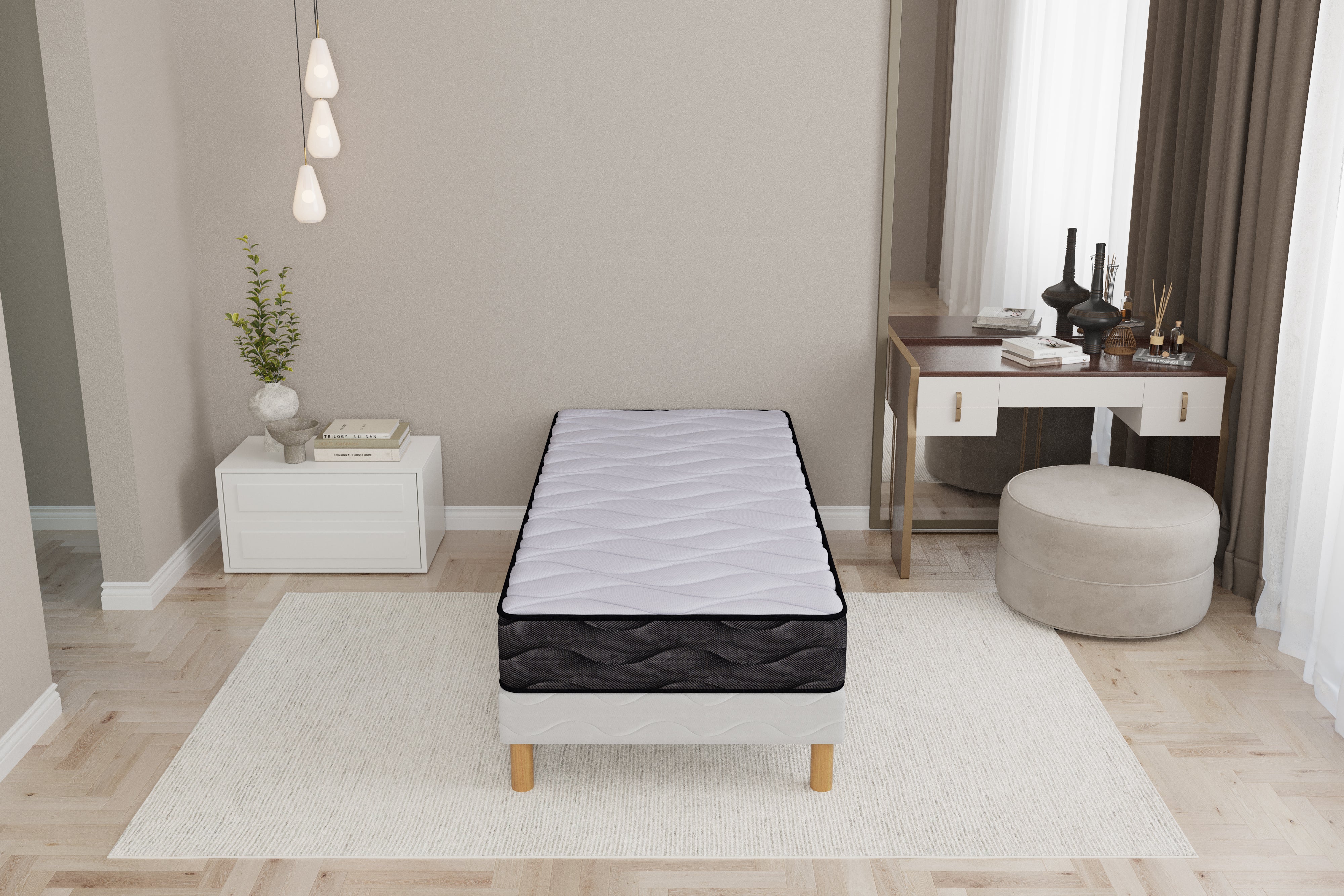 Ensemble 3D Sommier + Matelas