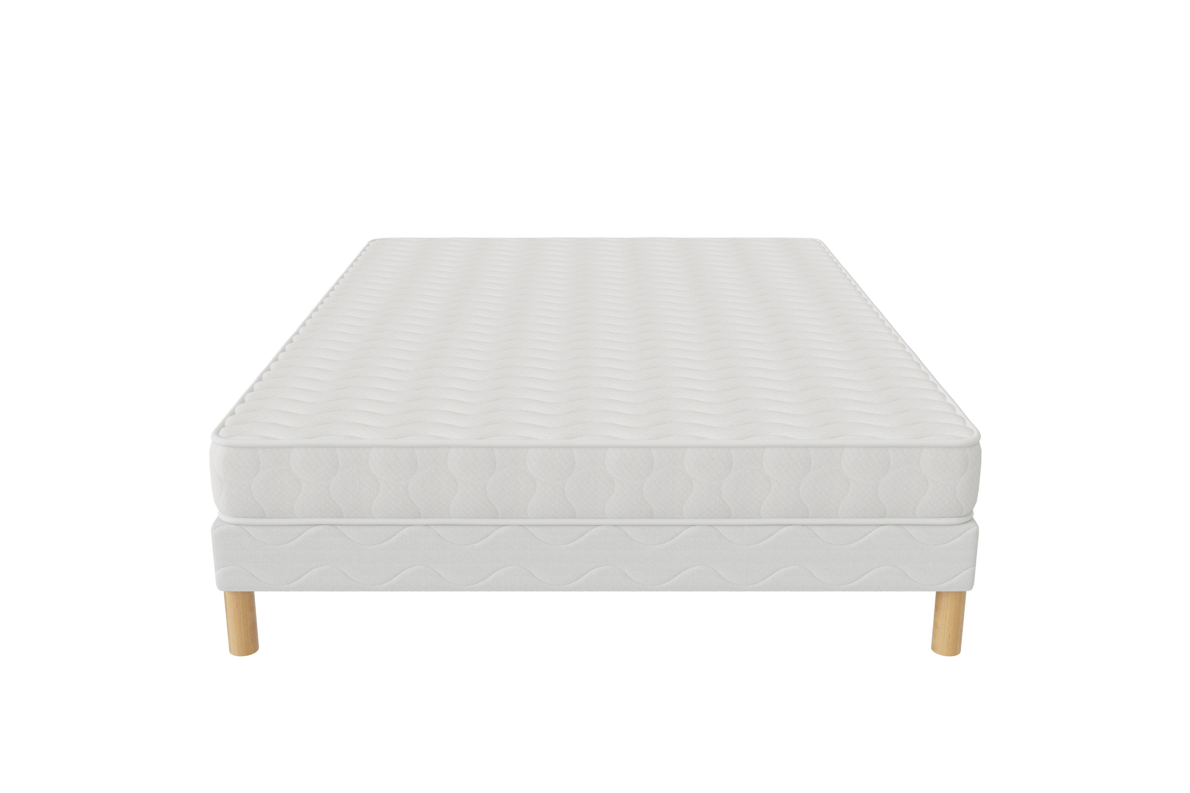 Ensemble CONFORT Sommier + Matelas Hauteur 15cm