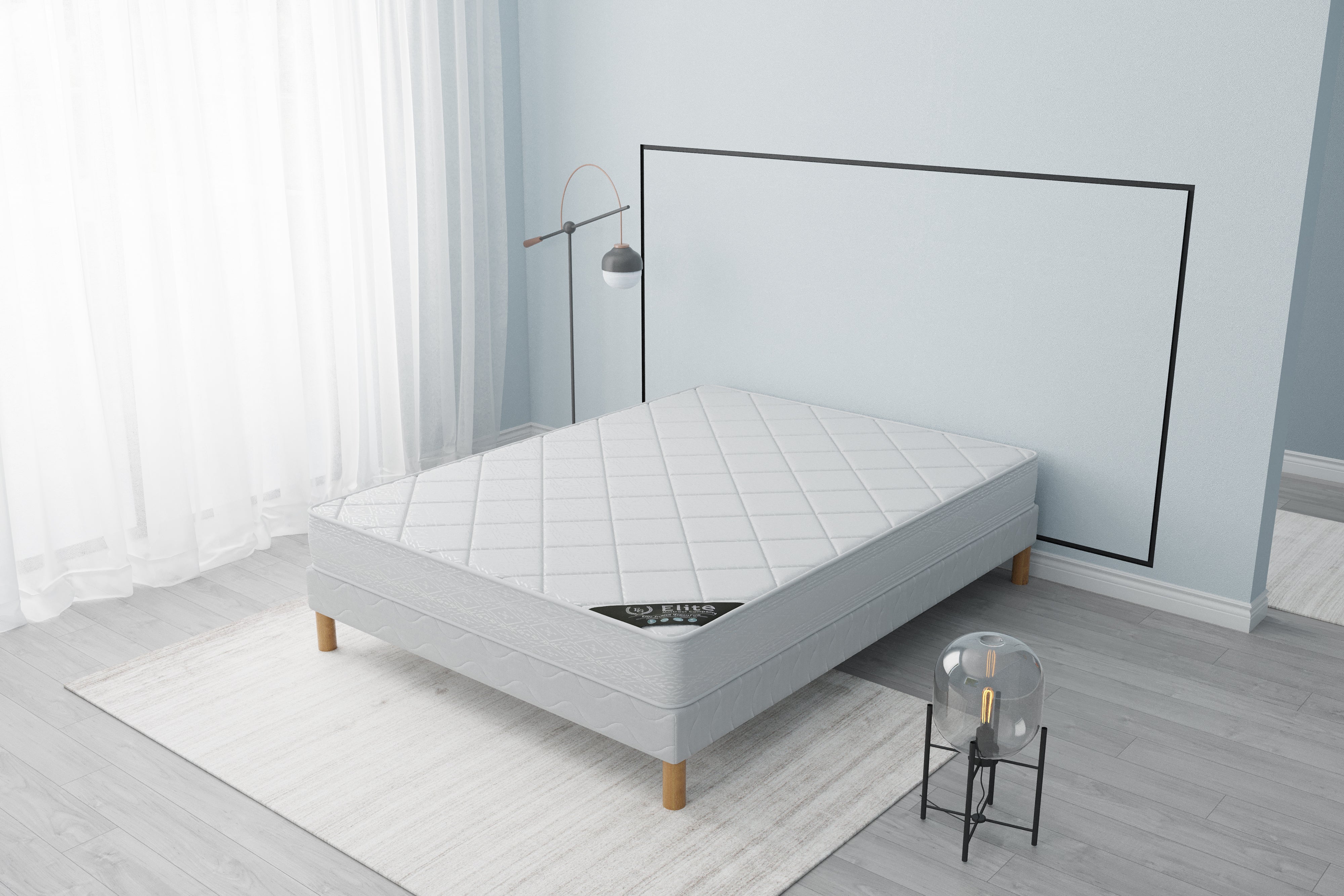 Ensemble SENSO Sommier + Matelas Hauteur 17cm