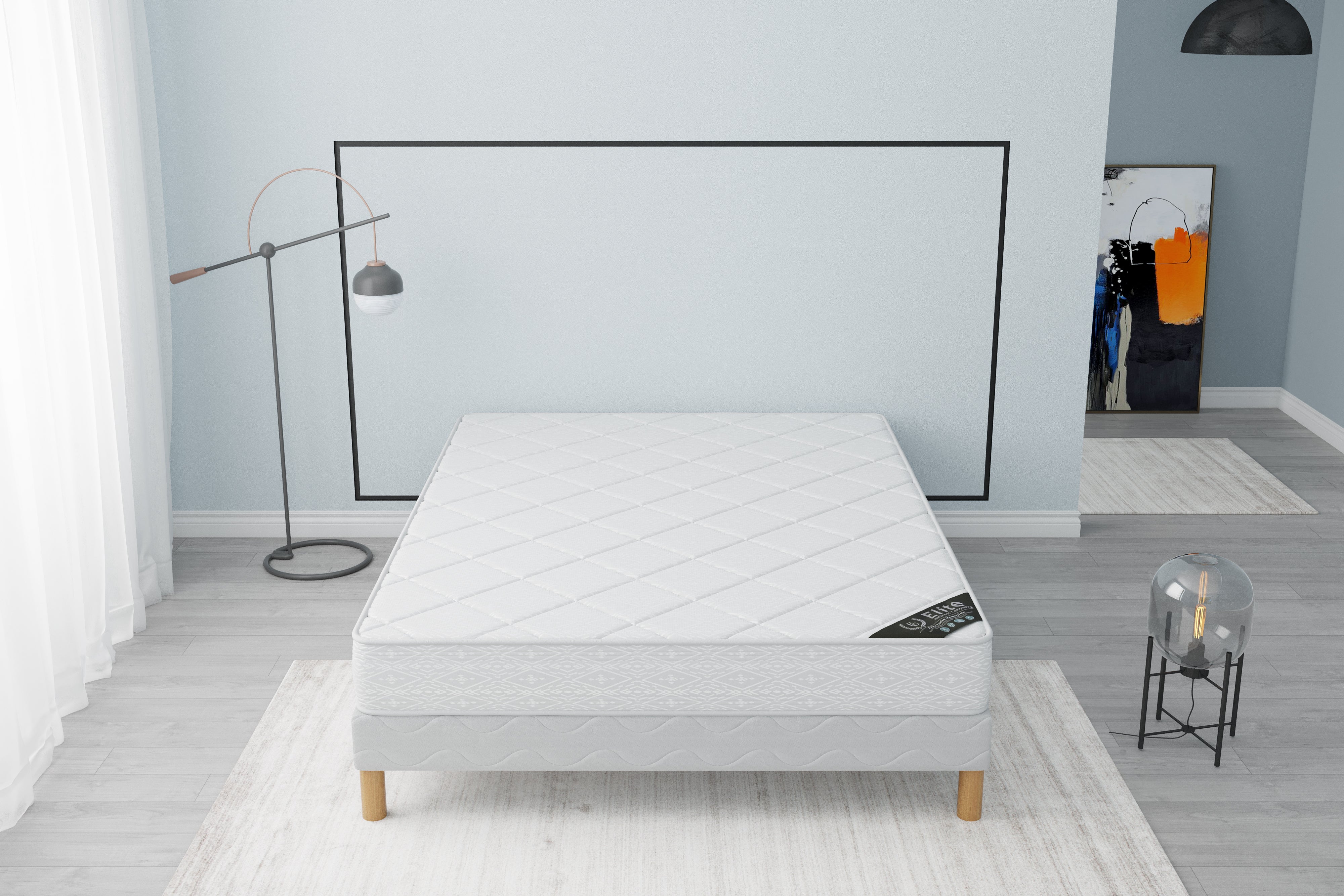 Ensemble SENSO Sommier + Matelas Hauteur 17cm