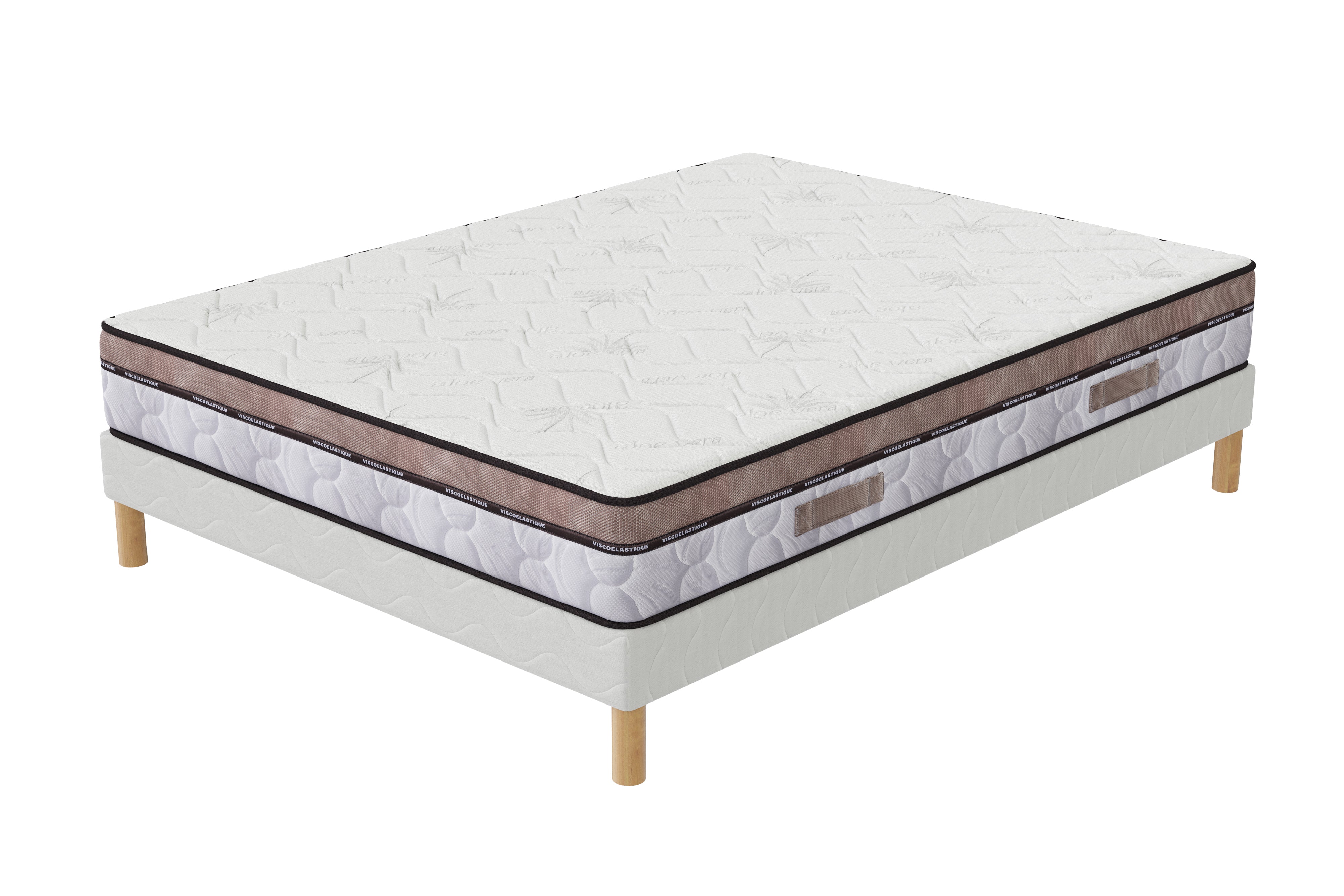 Ensemble NATURA Sommier + Matelas Memory