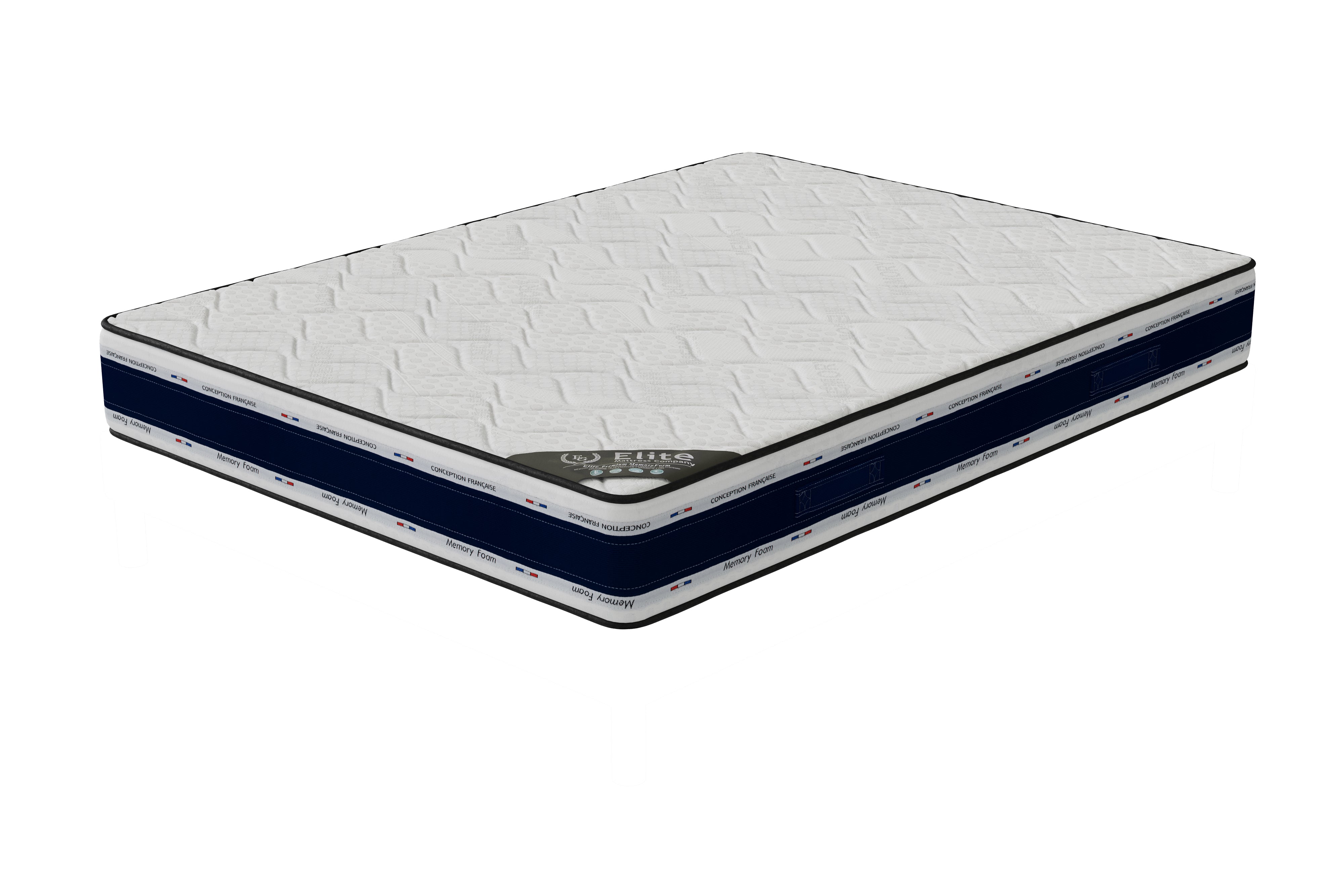 Matelas BLUE MEMORY Hauteur 22cm Mémoire de forme