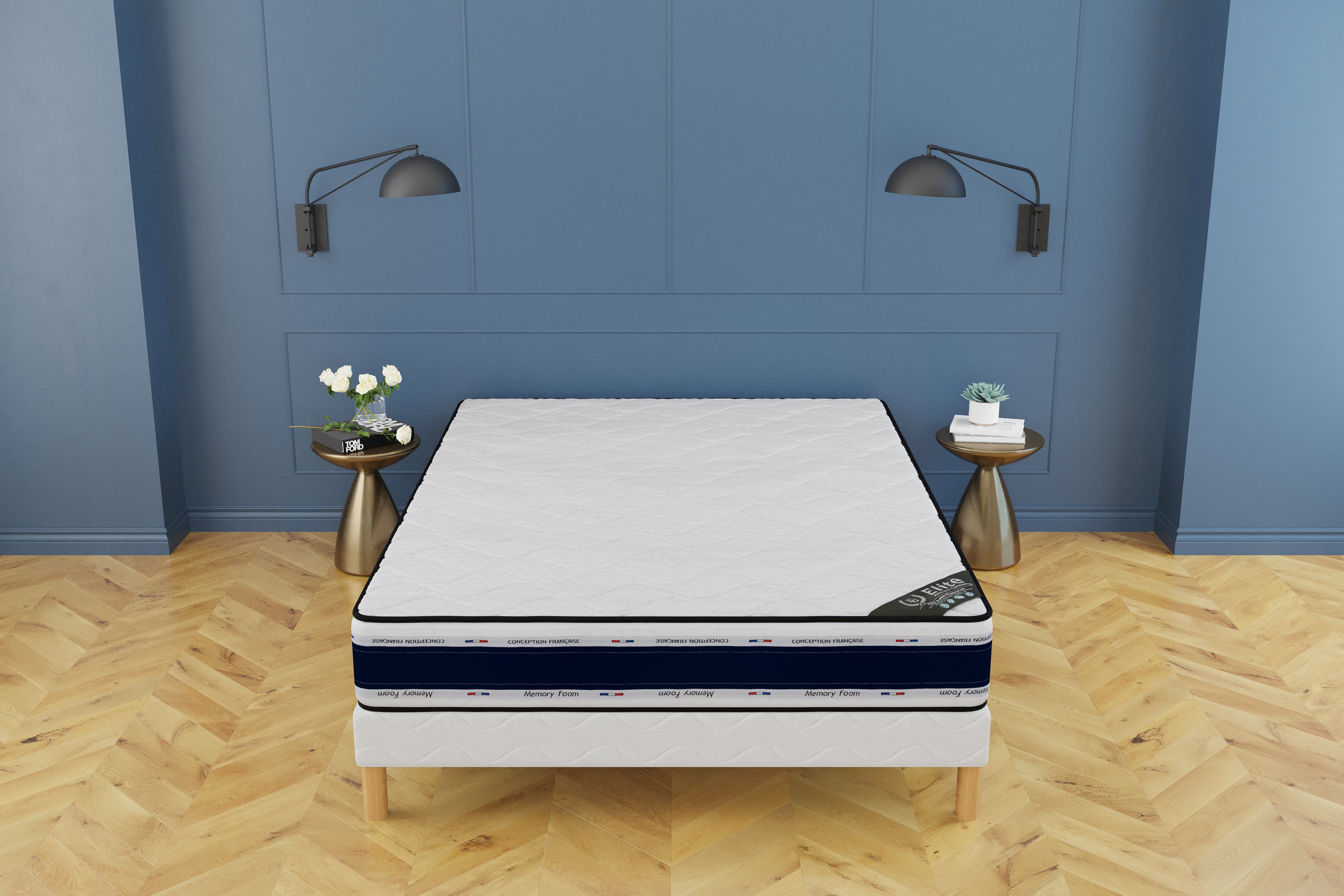 Matelas BLUE MEMORY Hauteur 22cm Mémoire de forme