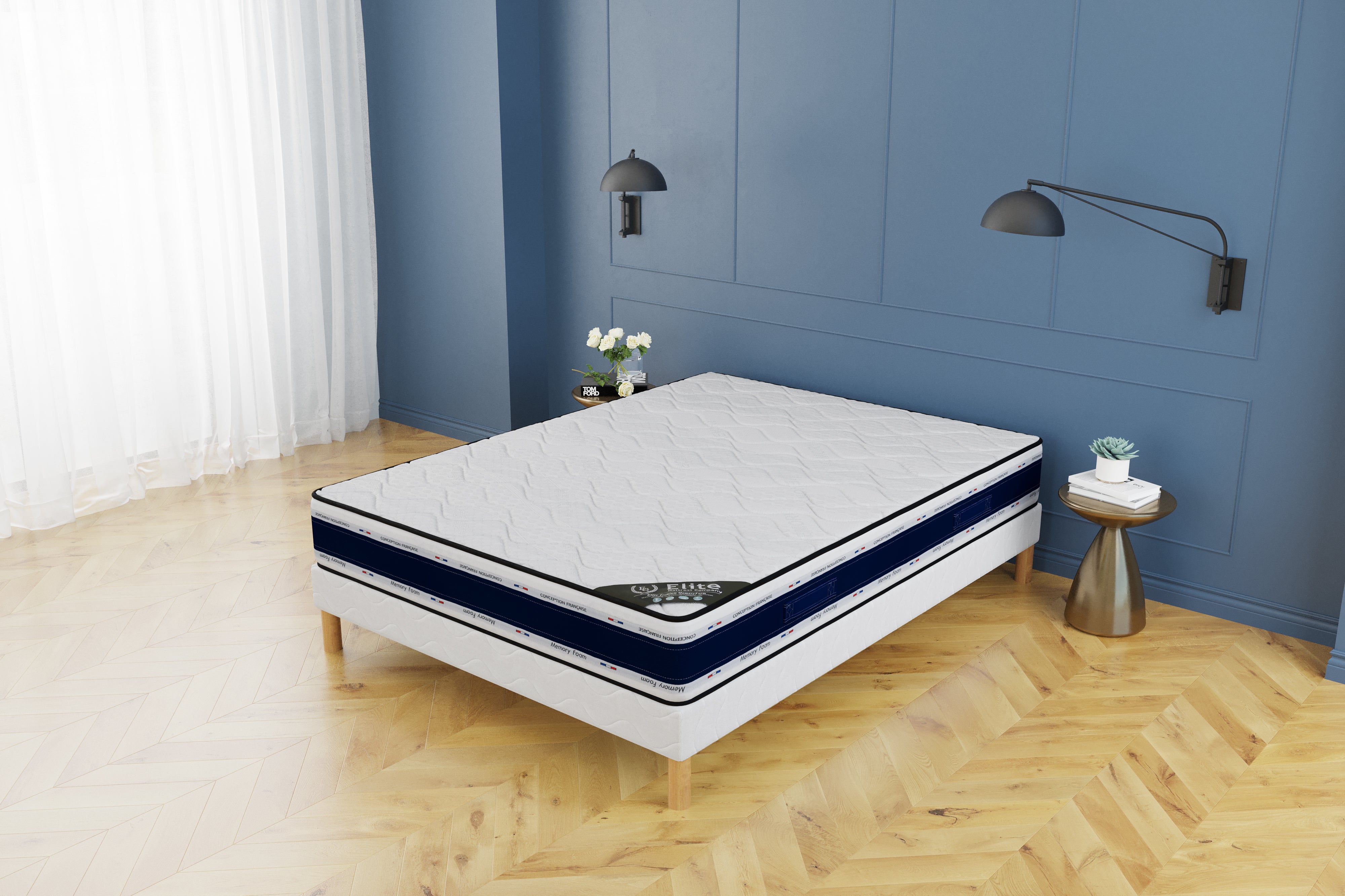 Matelas BLUE MEMORY Hauteur 22cm Mémoire de forme