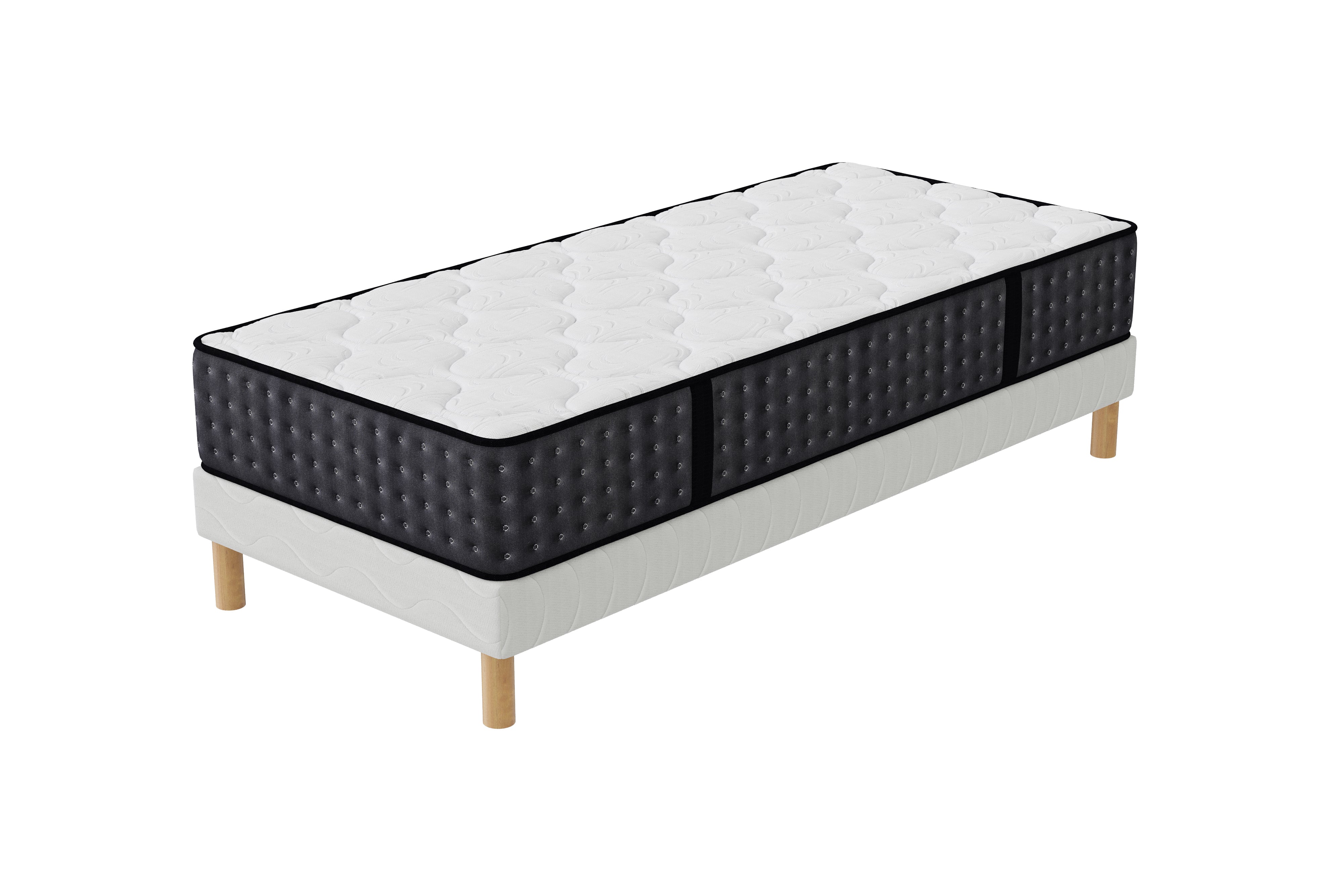 Ensemble COSMOS Sommier + Matelas Hauteur 26CM