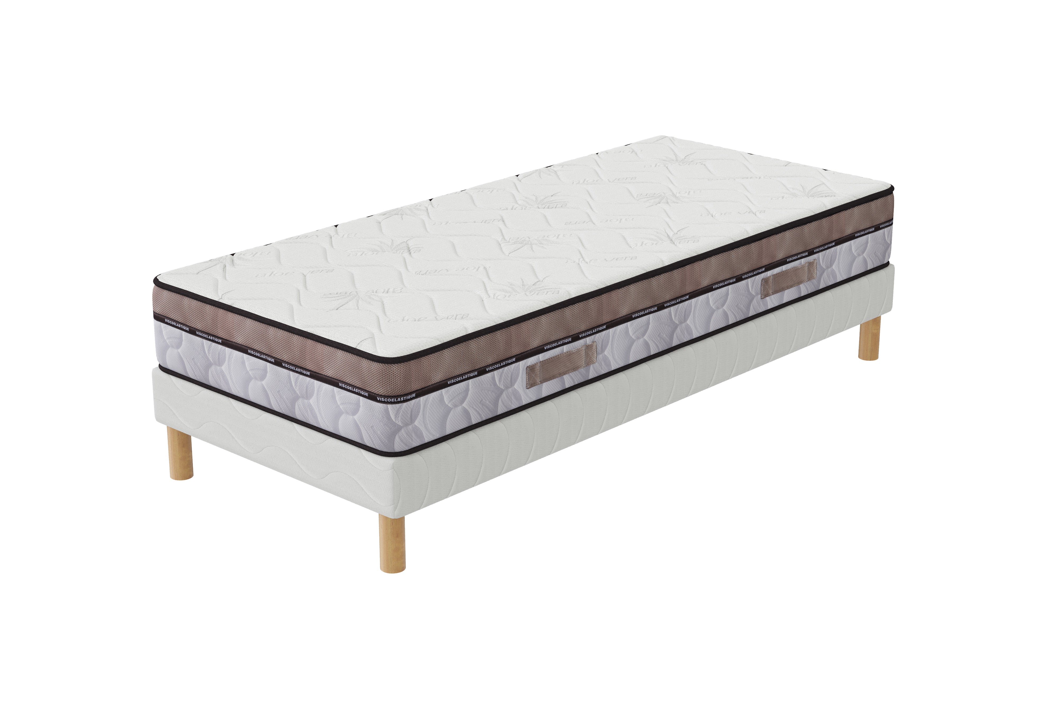 Ensemble NATURA Sommier + Matelas Memory